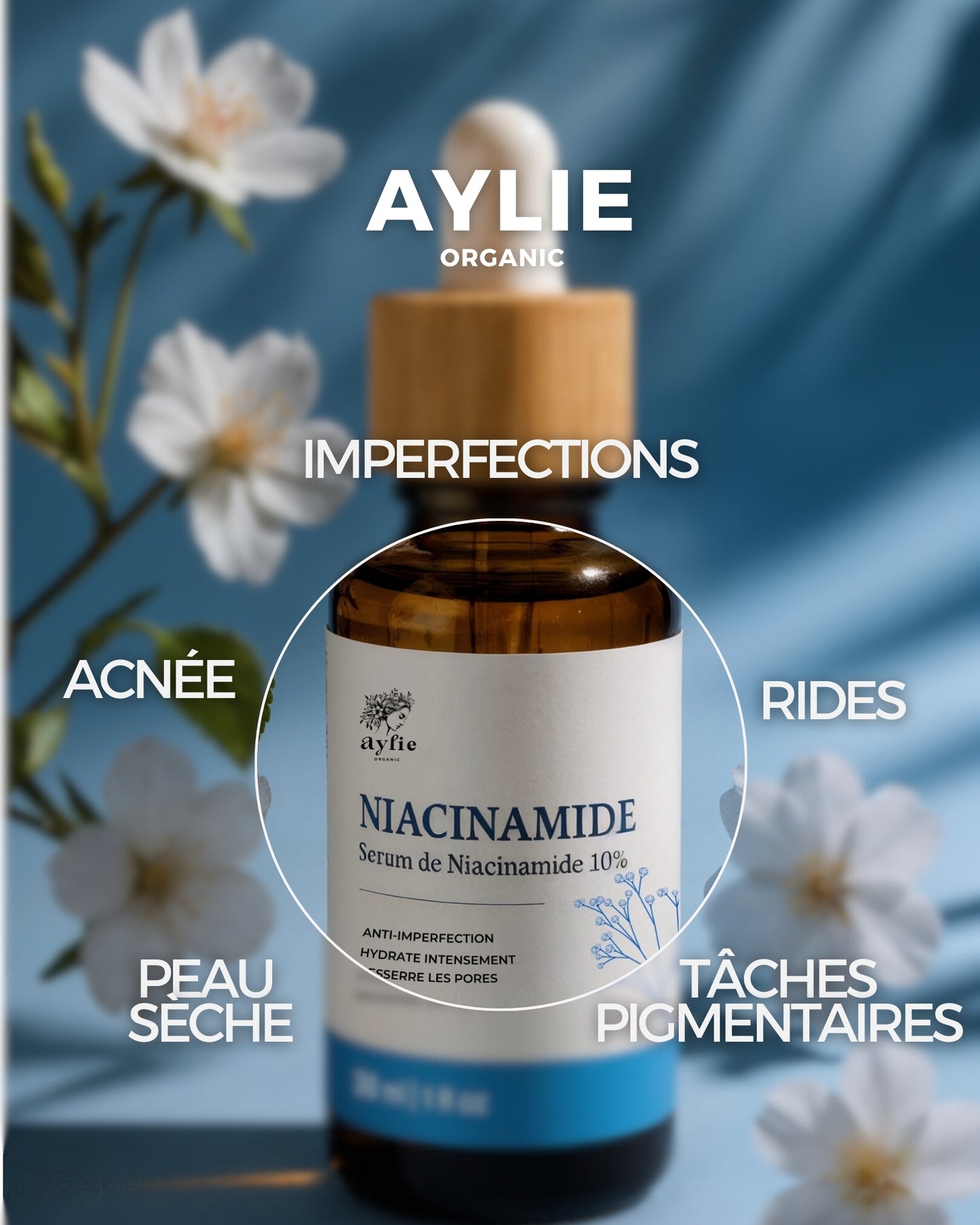 AYLIE Niacinamide 10 % – Sérum Apaisant & Anti‑Imperfections