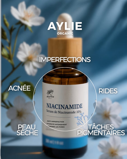 AYLIE Niacinamide 10 % – Sérum Apaisant & Anti‑Imperfections